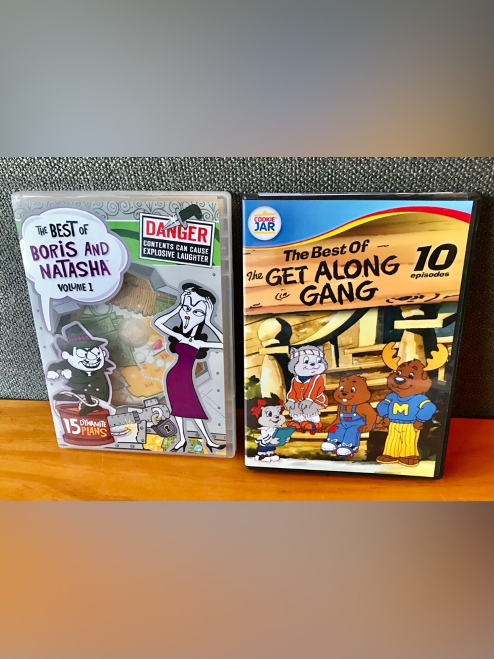 GET ALONG GANG & BORIS & NATASHA Vol 1 70s 80s TV Cartoon Episodes DVD Movie